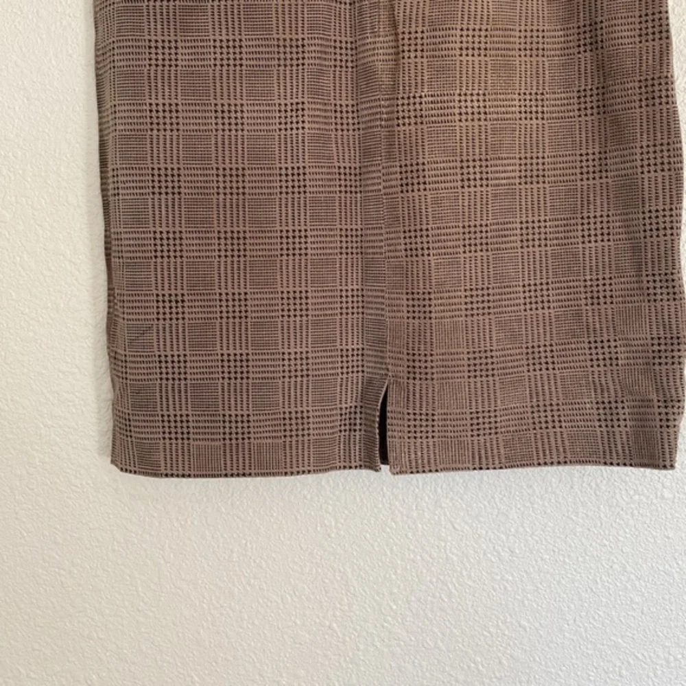 90s suede‎ mini skirt abstract